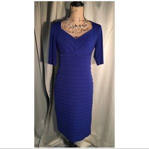 Royal blue fitted dress 👗